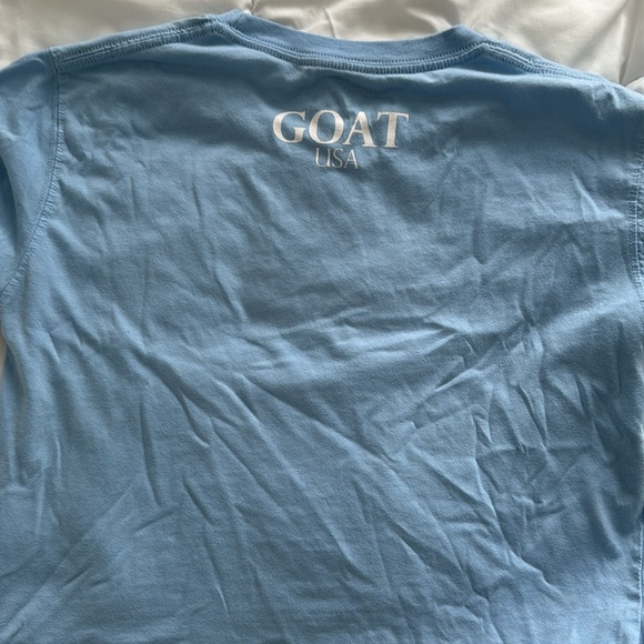 GOAT USA Kids Light Blue Graphic Tee with Goat Design - Picture 3 of 3